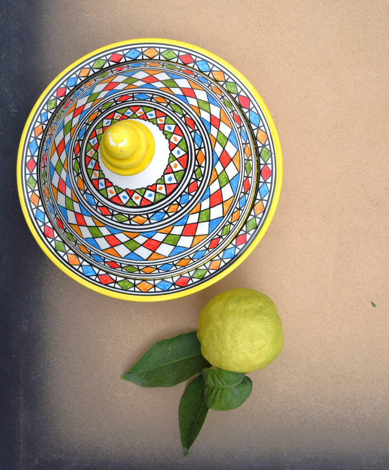 Exquisitely Crafted Colourful Decorative Tajine