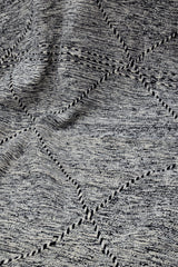 Wonderfully Soft Zanafi Flat Weave Grey Rug